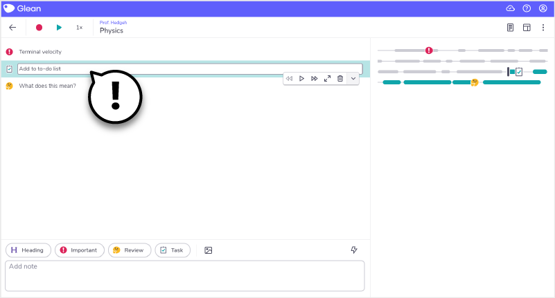 Add text notes to join the dots together for studying Add text notes to join the dots together for studying