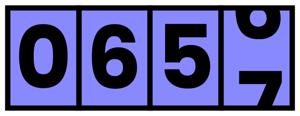 Numbers scrolling Numbers scrolling