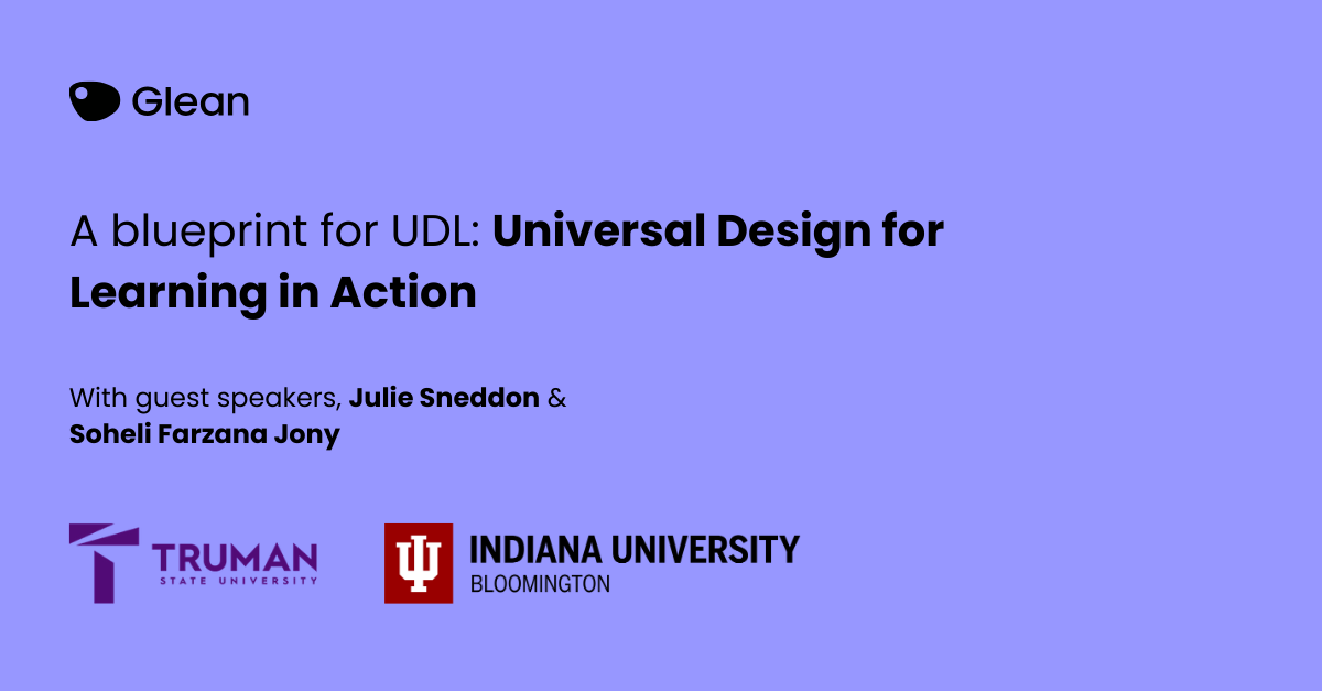 A blueprint for UDL -  Universal Design for Learning in Action Event Landing Page Image