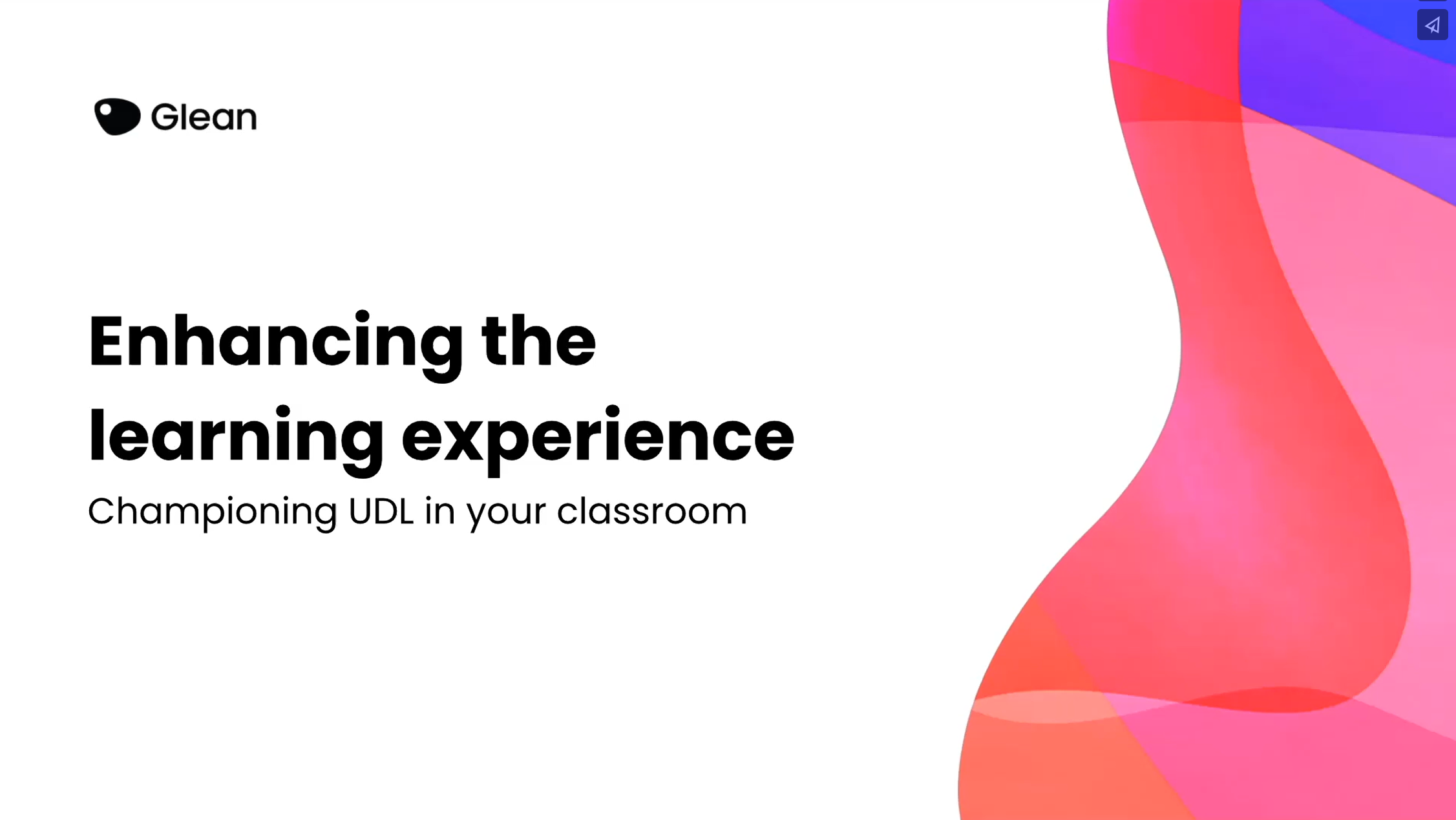 Enhancing the learning experience Championing UDL in your classroom Thumbnail
