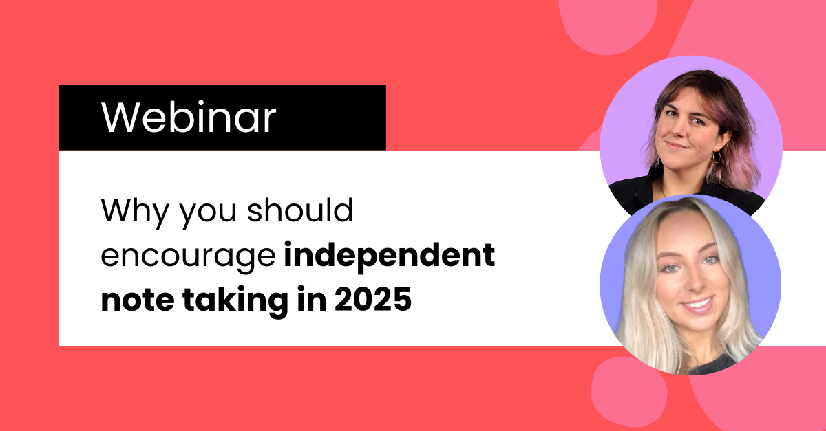 Event Landing Page Image - Why you should encourage independent note taking in 2025