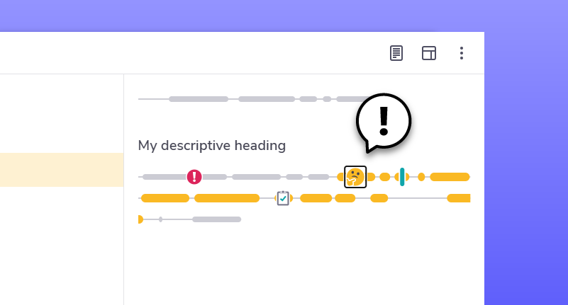 Step 2: Review Labelled sections of audio