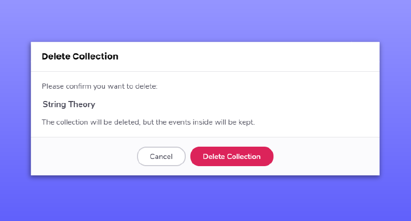 Deleting Collections