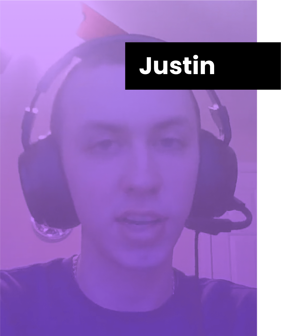 Justin, the engager