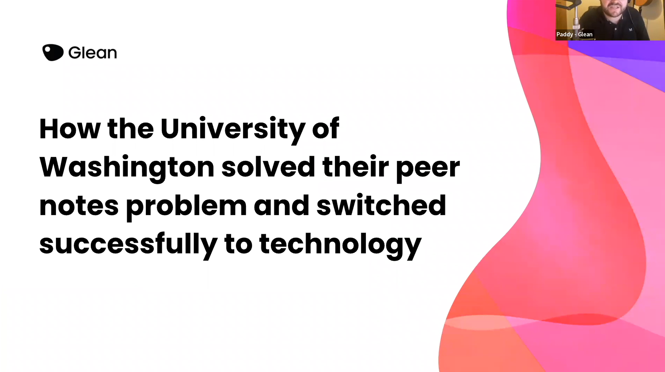 How the University of Washington solved their peer notes problem and switched successfully to technology Thumbnail
