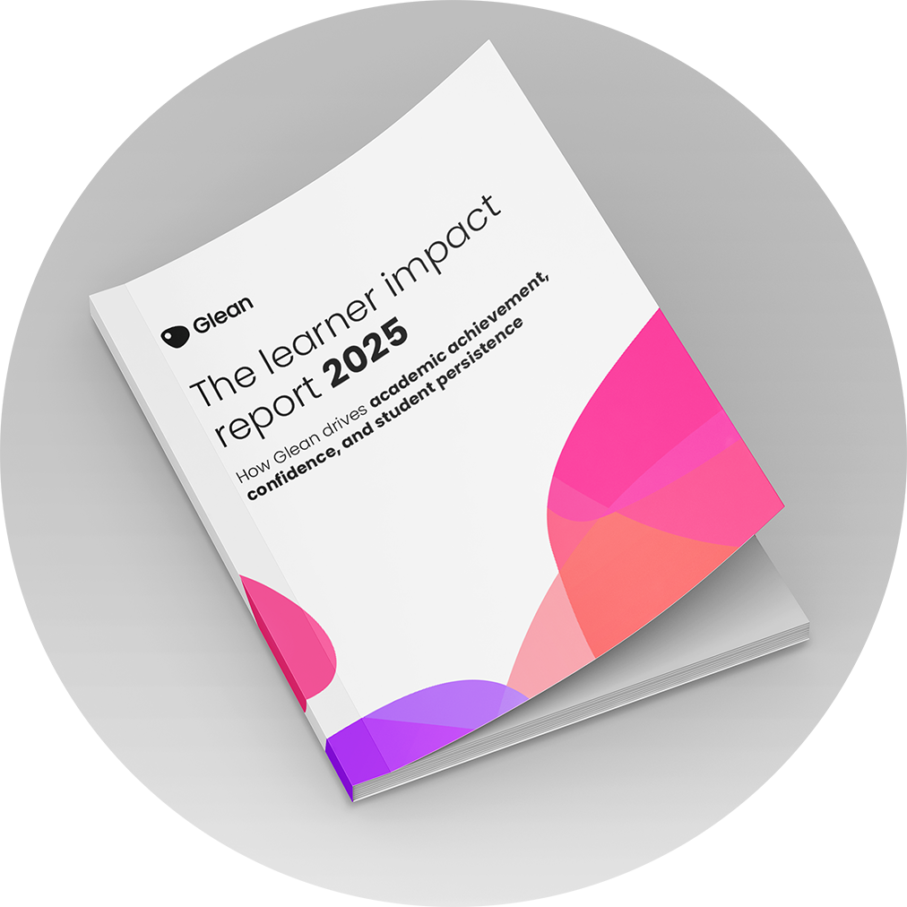 Learner Impact Report mockup circle